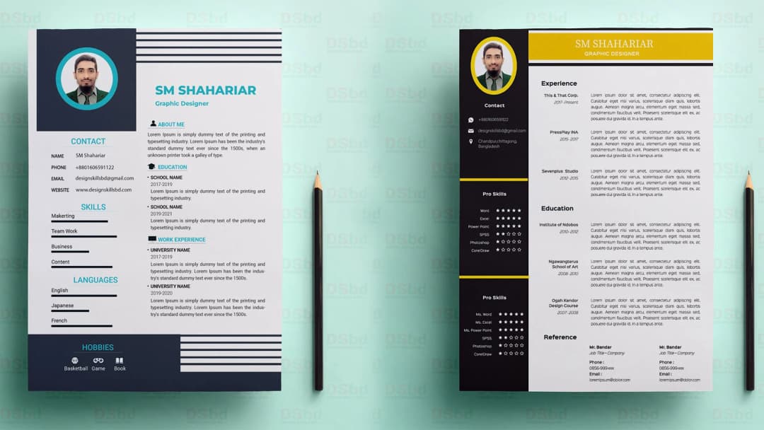 চাকরির জন্য প্রফেশনাল CV or Resume ডিজাইন