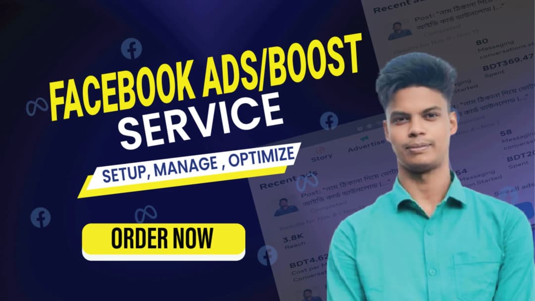 I will Setup Facebook ads campaigns and boost , and meta ads management services expert