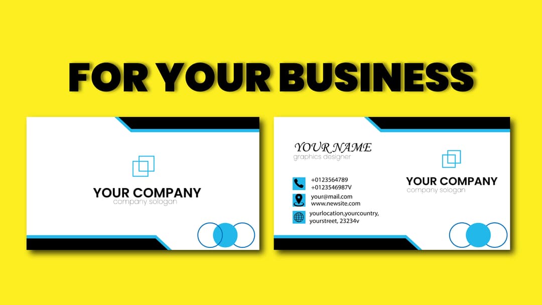 I will design modern and professional business cards for your brand.