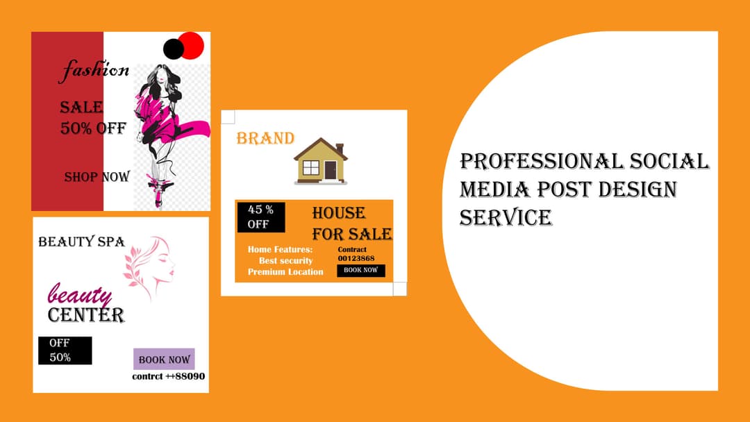 Professional social media post design service