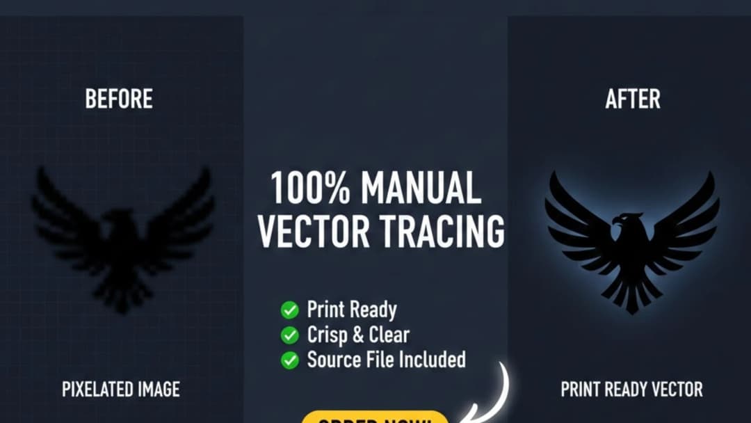 Professional Vector Conversion & Tracing Service