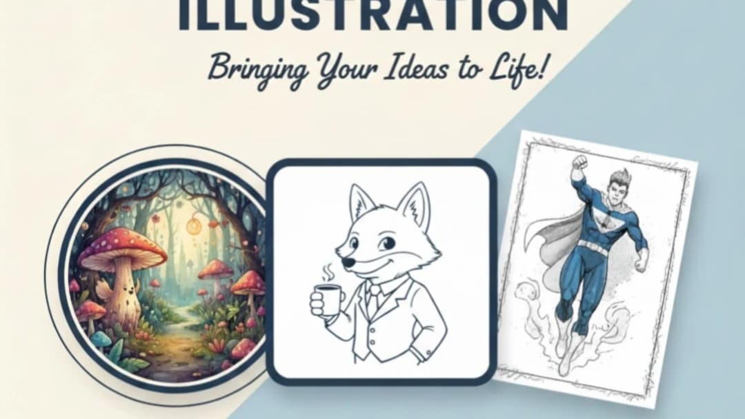 Professional Custom Illustration & Artwork Design