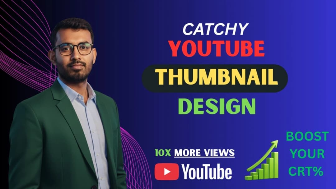 I will design clickbait YouTube thumbnails that increase views.