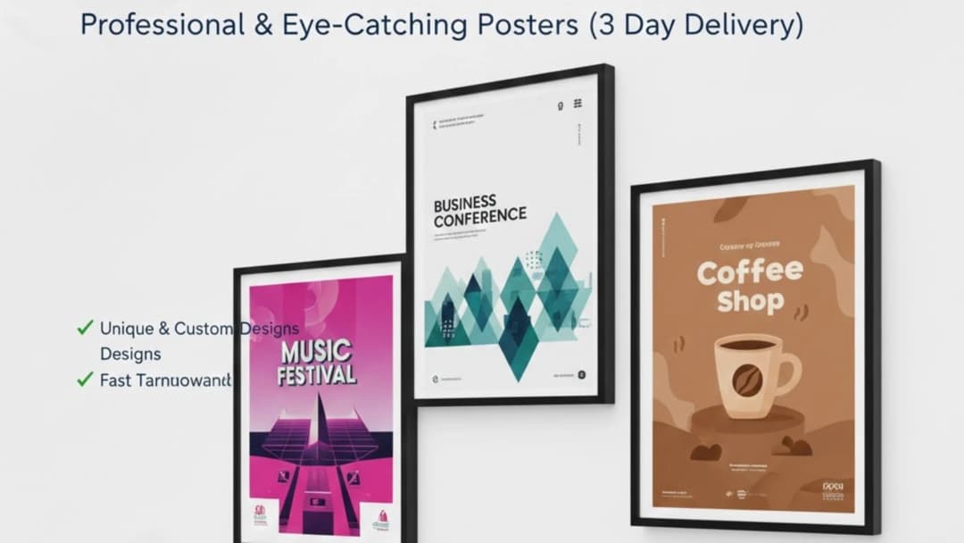 Creative & Modern Poster Design Service