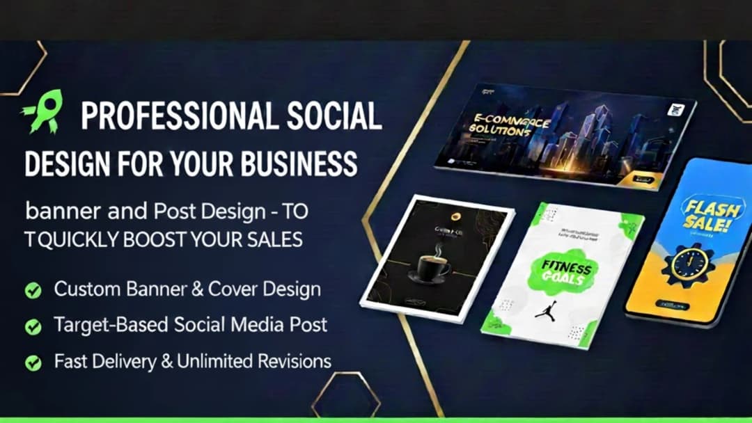 Professional Social Media Design – Banners & Posts