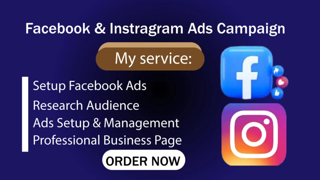 I will Create and Manage Facebook, Instagram Ads.