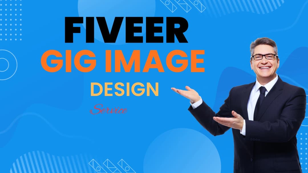 I will design a professional and eye catching gig image for your Fiverr service