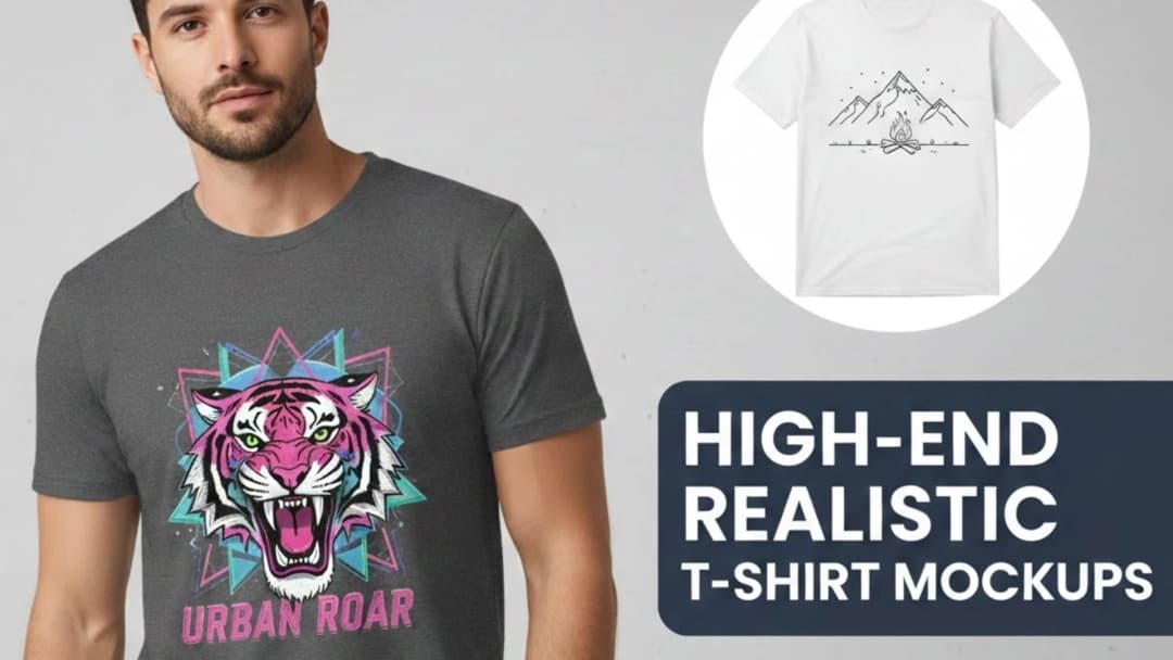 Custom T-Shirt & Merchandise Designs – Creative & Eye-Catching