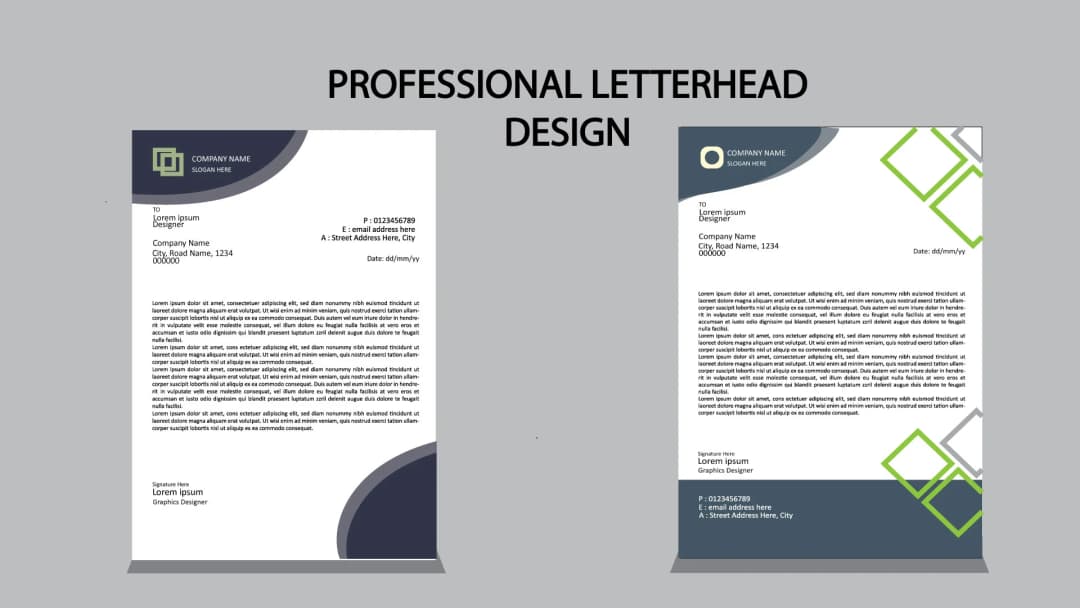 I will do Professional & Modern Letterhead Design for Your Business