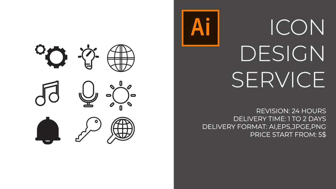 I will do Custom Icon Designer for Web, Apps & Brands