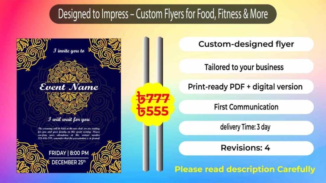 Business Flyers That Impress People, Sell and Speak!